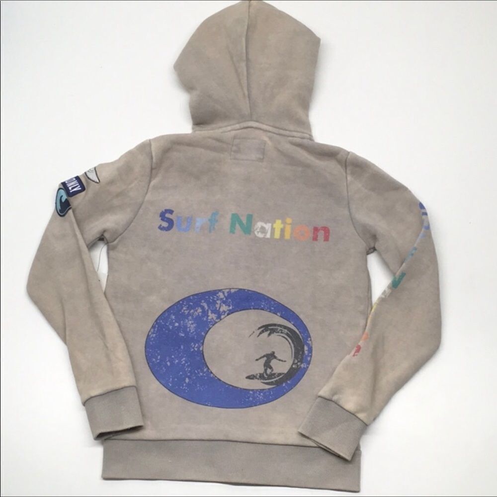 NEW BUTTER SUPER S HOODIE FULL ZIP SWEATER unisex